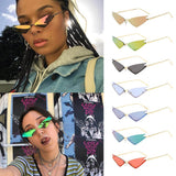 Women Man Fashion Vintage Irregular Shape Sunglasses Eyewear Retro Unisex