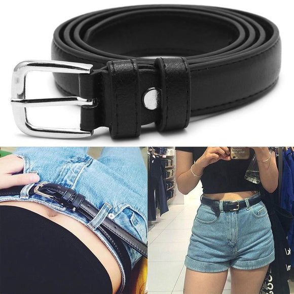 Buckle Metal  Artificial Leather belt